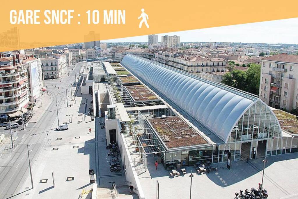 L'Ecucentre Avec Parking Inclu - 600M De La Place De La Comedie - Climatisation Montpellier Esterno foto